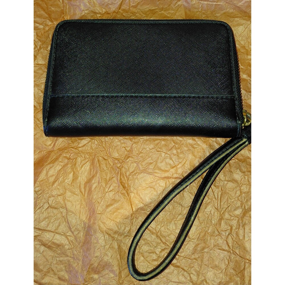 New  Marc jacobs NY black Saffiano pebbled leather wristlet wallet, Giftable - Picture 4 of 8